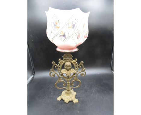 Brass Victorian? light with shade&nbsp;