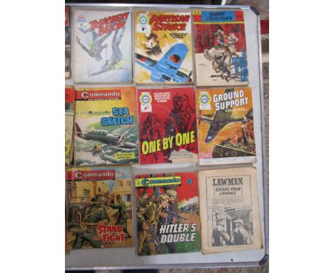 Approx 220 Commando and similar comic/magazine war/army/navy etc&nbsp;