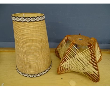2 Mid century lamp shades&nbsp;