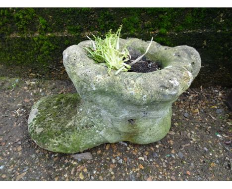 Concrete boot planter&nbsp;