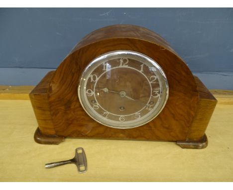 Garrard mantel clock with key&nbsp;