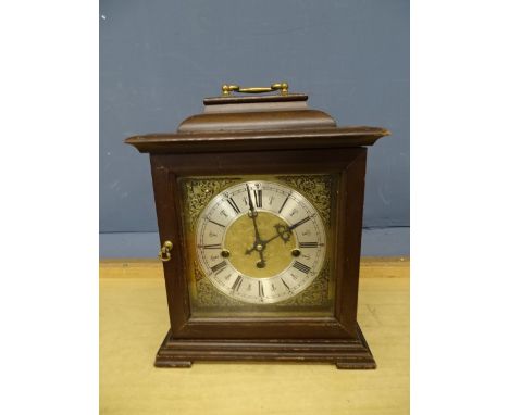 German Westminster chime mantel clock with key&nbsp;