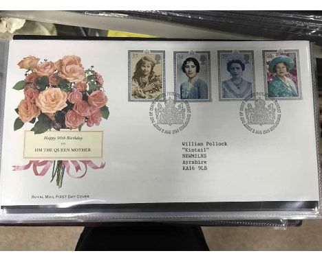 COLLECTION OF FIRST DAY COVERS,including Olympics. nature, British theatre etc (6 albums)