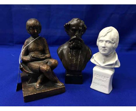 COLLECTION OF PORTRAIT BUSTSmostly modern, to include depictions of Napoleon, Chopin, etc 