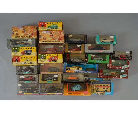25 assorted diecast models including Vitesse, Vanguards, Eligor, Norev, Corgi, RexToy etc, all boxed.