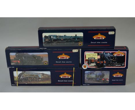 OO Gauge. Bachmann. 5 x locomotives. 45xx BR green No.4566, Ivatt Tank BR black No.41272, A4 class BR green "Seagull", WD Aus
