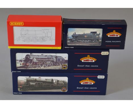 OO Gauge. Bachmann & Hornby 4 x locomotives. Kernow model centre exclusive BR green Praire tank No.5552, BR J94 0-6-0 ST No.6