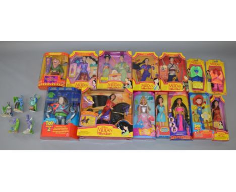 14 Disney related figures, mostly Mattel examples together with a quantity of similar ceramic figures
