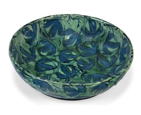 Max Laeuger (1864-1952) for Kandern Tonwerke Pottery Open bowl, circa 1898  Glazed earthenware  Underside impressed 'KML' (fo