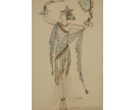 Ernst Stern (1876-1954)   Three costume designs for Tanagra Grecian Ballet, 'Die schöne Helena' based on Offenbach at the Ade