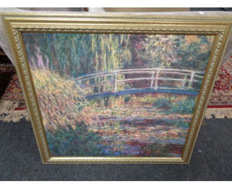 An Artagraph Edition print after Monet, in gilt frame 