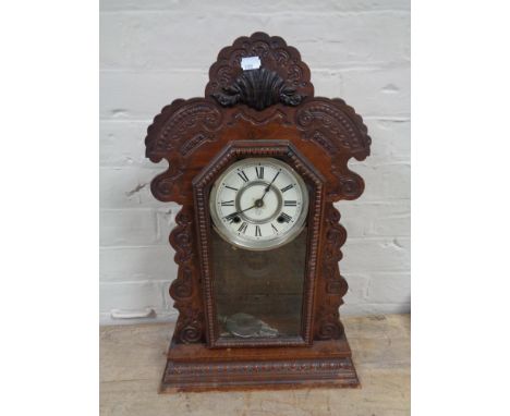 A late nineteenth century American mantel clock by the Ansonia clock company 