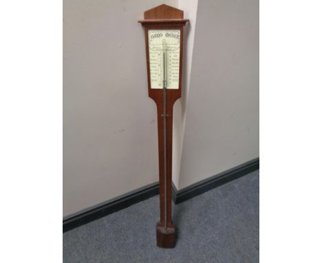 A Danish mahogany barometer 