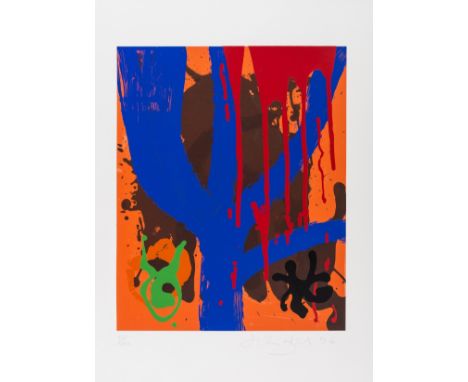 δ John Hoyland (1934-2011)DreamScreenprint in colours, 1996, signed and numbered from the edition of 100, from The Royal Coll