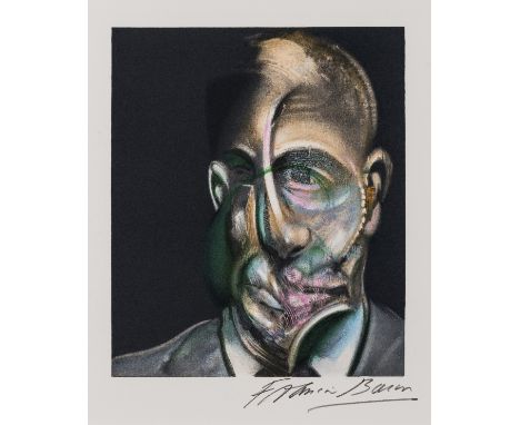 δ Francis Bacon (1909-1992)Portrait of Michel Leiris (Sabatier 30)Lithograph printed in colours, 1990, signed in pencil, numb