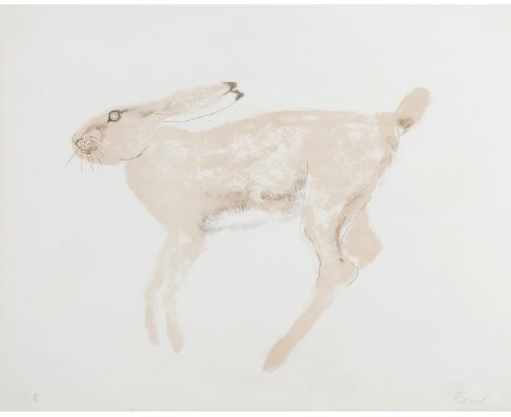 δ Elisabeth Frink (1930-1993)Hare, from the 'Eight Animal' series (Wiseman 38)Lithograph printed in colours, 1970, signed and