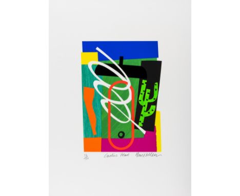 δ Bruce Mclean (b.1944)Cactus HeadScreenprint in colours, 1996, signed and numbered from the edition of 100, from The Royal C