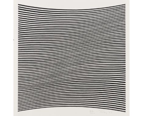 δ Bridget Riley (b.1931)Untitled (La Lune en Rodage - Carlo Belloli) (Riley Foundation 7; Schubert 6)Screenprint, 1965, signe