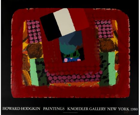 δ Howard Hodgkin (1932-2017)In a French Restaurant (Heenk p.223)Screenprint in colours, 1982, signed in orange pencil, a proo