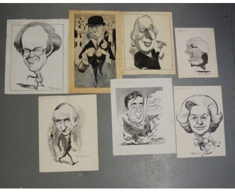 Williams, Glan, cartoonist  (1911 - 1986), original cartoons and caricatures, from 1976 to 1986 he was a contributor to the H