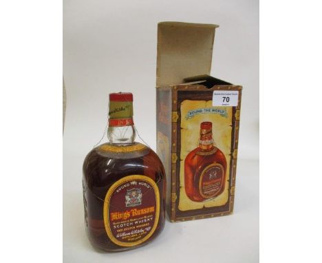 A bottle of Whiteleys Pitlochry Scotch Whisky 
