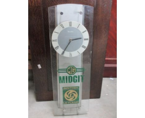 A B.L. MG Midget wall clock.