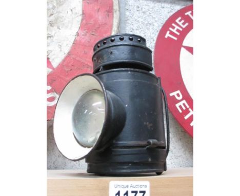 A Victorian Dolan &amp; Co Vauxhall London Police hand lamp