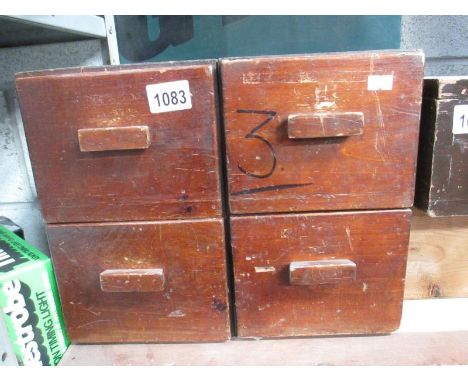 A 4 drawer cabinet and contents of tools etc