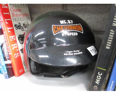 A Chevignon MC 57 classic style motorcycle helmet