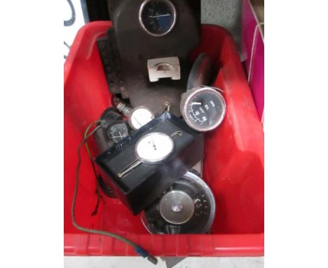 A good lot of automobile gauges