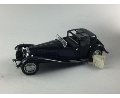 FRANKLIN MINT PRECISION MODEL 1930 BUGATTI ROYALE COUPE NAPOLEON, in original box, scale 1:24