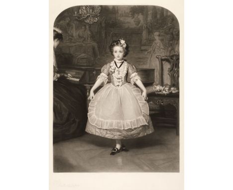 * Millais (John Everett, 1829-1896). The Minuet, 1868, mezzotint by Samuel Cousins after J.E. Millais, published by Henry Gra