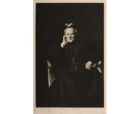 * Sargent (John Singer, 1856-1925). Miss Jane Evans, 1899, photogravure by William H. Ward &amp; Co. Ltd after the oil portra