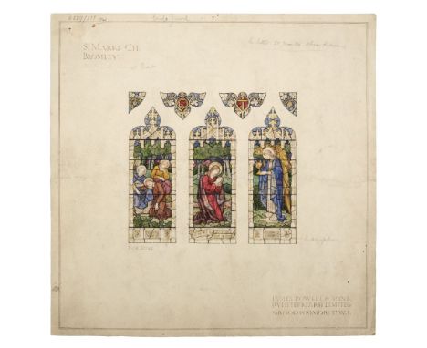 * Powell (James &amp; Sons). A small collection of original designs for stained glass, Whitefriars Glass Works, late 19th/ear