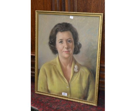 R. O'Conor
The cameo brooch, Mrs Siobhan Geragty, County Tyrone
pastel portrait.