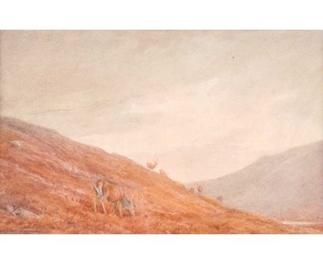 Vincent Balfour Browne (1880-1963) "Only that wretched 6 pointer" Initialled, watercolour, 9.5cm by 15cm Provenance: Rowland 