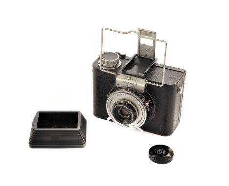 ANNOUNCE THIS IS AN ENVOY NOT AN ENJOY
A Photo Developments Enjoy Wide Angle Camera, black, serial no., 2992, with Envoy f/6.