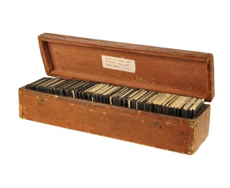 3¼in. sq. Magic Lantern Slides: principally topographical, including UK and Ireland (150), Suffolk (62), Boys Brigade (51), R