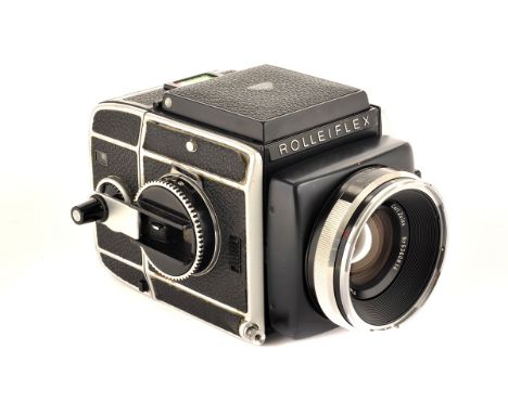 A Rolleiflex SL66 Camera, chrome, serial no. 2915564, with Carl Zeiss Planar f/2.8 80mm lens, chrome, serial no. 5360814, bod