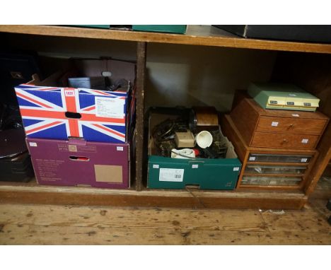 An extensive collection of watch and clock parts.&nbsp;&nbsp; 