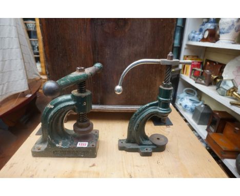 The Little Marvel button press; together with another Ornstin example. 