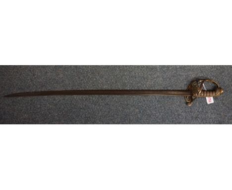 A Victorian Infantry officer's sword, no scabbard.IN HOUSE SHIPPING IS NOT AVAILABLE ON THIS ITEM. 