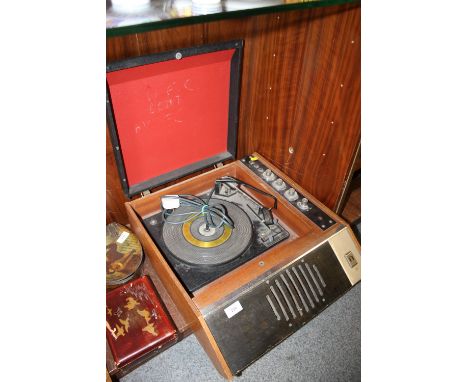 A VINTAGE RECORD PLAYER 