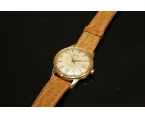 A VINTAGE MUDU DOUBLEMATIC WRISTWATCH