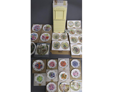 Collector's plates - Royal Albert 'The Queen Mother's Favourite Flowers' - Royal Worcester Tuesday &amp; Thursday's child - B
