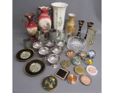 ***AMENDED DESCRIPTION-ITEMS ADDED TO LOT** Collection of items includes The Art of Chokin plates - vases, pair of painted an