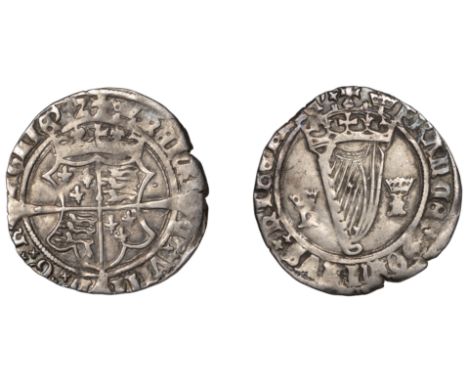 Henry VIII (1509-1547), First Harp issue (1534-40), Groat, mm. crown, h i (Jane Seymour), 2.67g/5h (S 6473; DF 202). Slightly