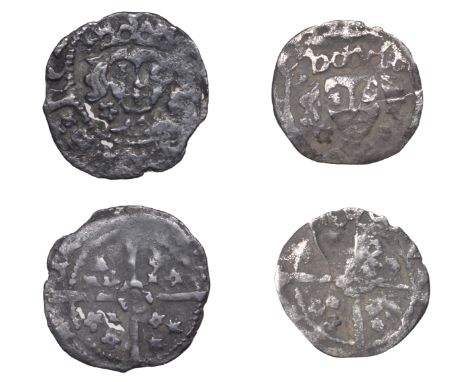 Edward IV (Second reign, 1471-1483), Suns and Roses coinage (c. 1478-83), Pennies (2), both Dublin, mms. unclear, sun and ros