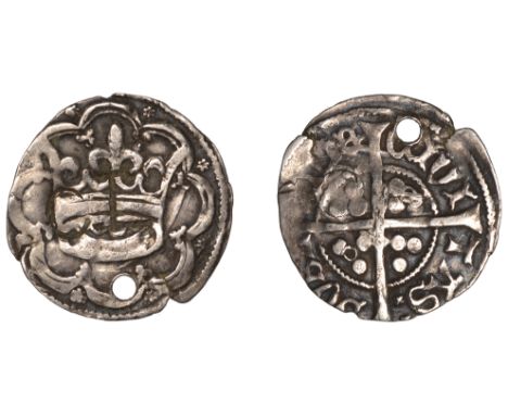 Edward IV (First reign, 1461-1470), First Crown coinage (c.1460-62), Dublin, eight-arc tressure with fleurs on each cusp and 