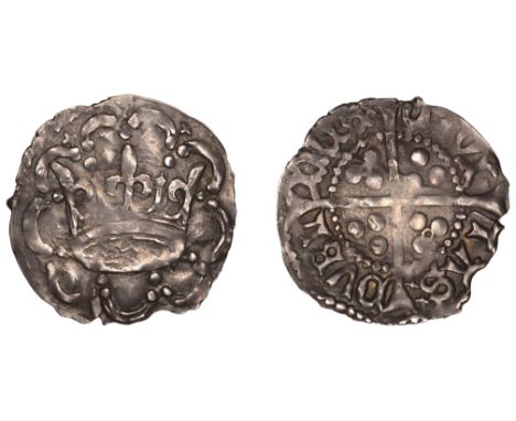 Edward IV (First reign, 1461-1470), First Crown coinage (c.1460-62), Dublin, nine-arc tressure with three pellets on each cus